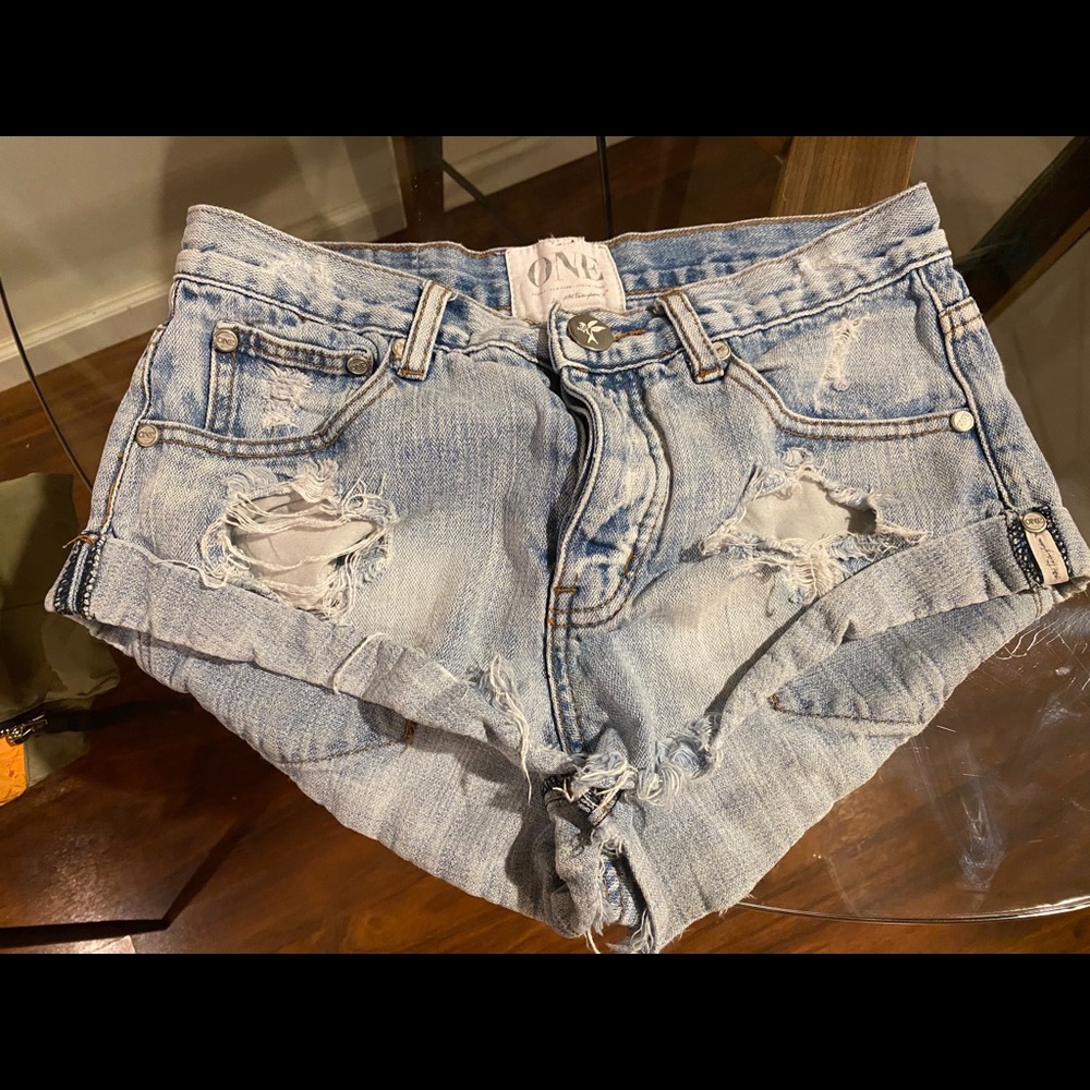 One Teaspoon Bandit Shorts size 25